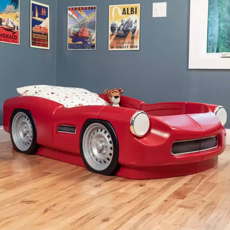 Enfants : passage au lit simple - Rouge