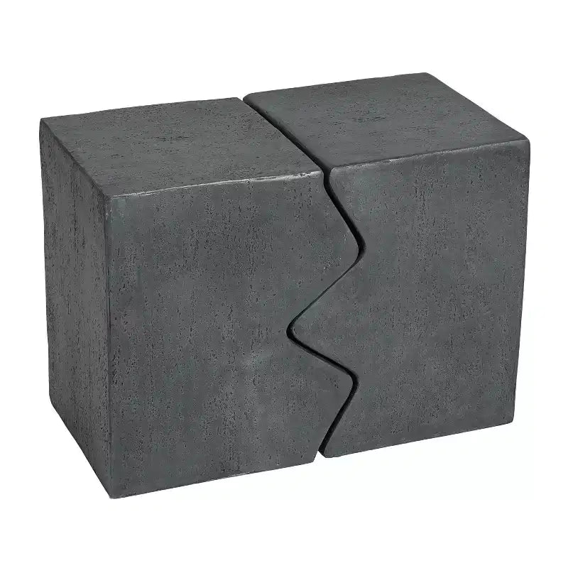 Ensemble de tables d'appoint géométriques modernes, table d'appoint