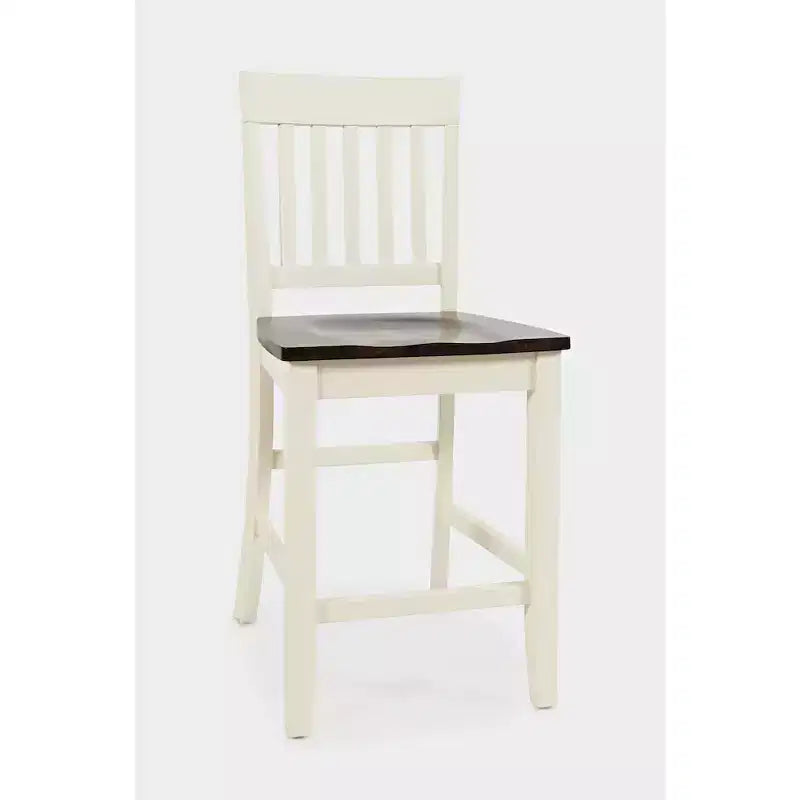 Tabourets de bar en bois massif style ferme Decatur Lane