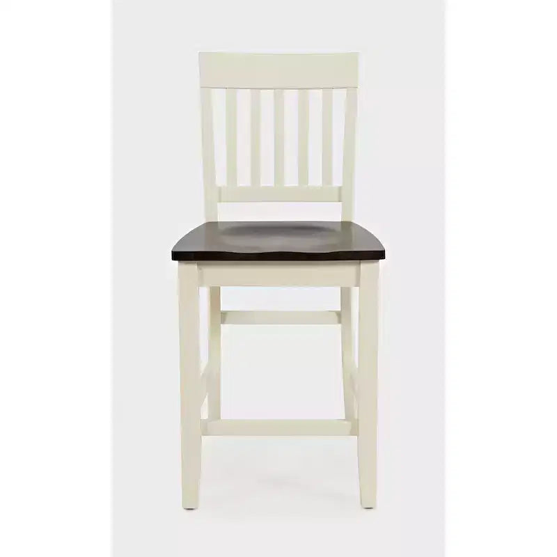 Tabourets de bar en bois massif style ferme Decatur Lane