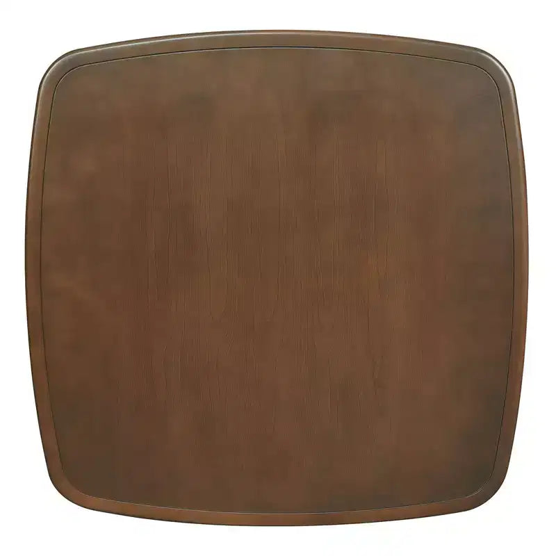 Table à manger en bois avec étagères de rangement