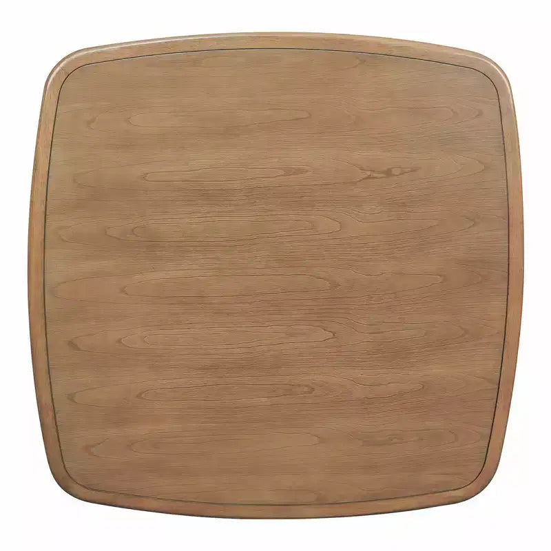 Table à manger en bois avec étagères de rangement