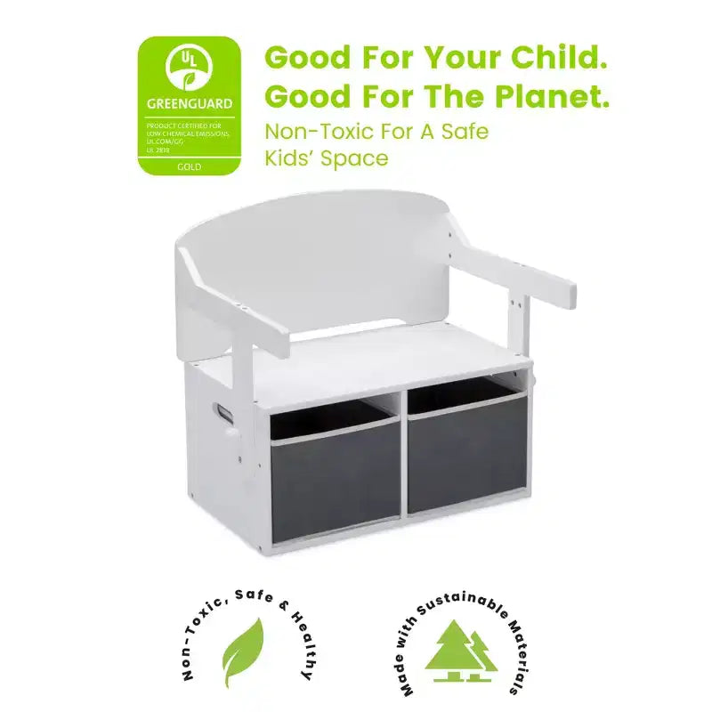 Banc convertible trois-en-un