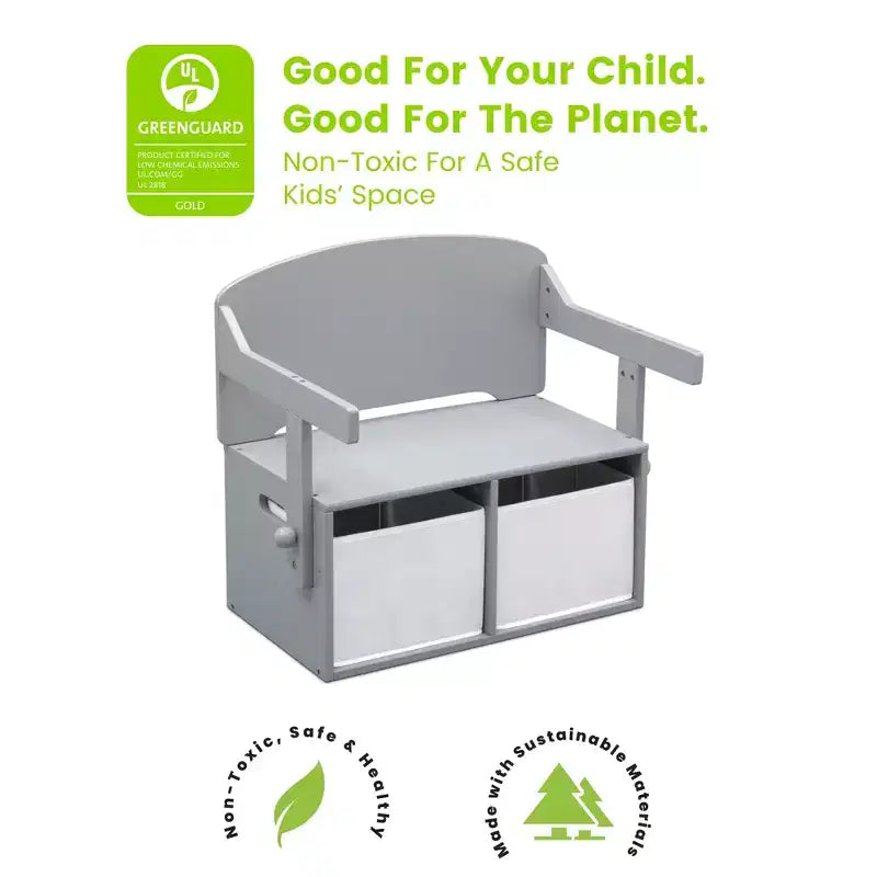 Banc convertible trois-en-un