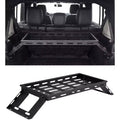 Heavy-Duty Rear Trunk Cargo Storage Rack for 2007-2025 Wrangler JK JKU JL JLU Unlimited 4DR  350LBS Carbon Steel Luggage Rack  Easy Installation