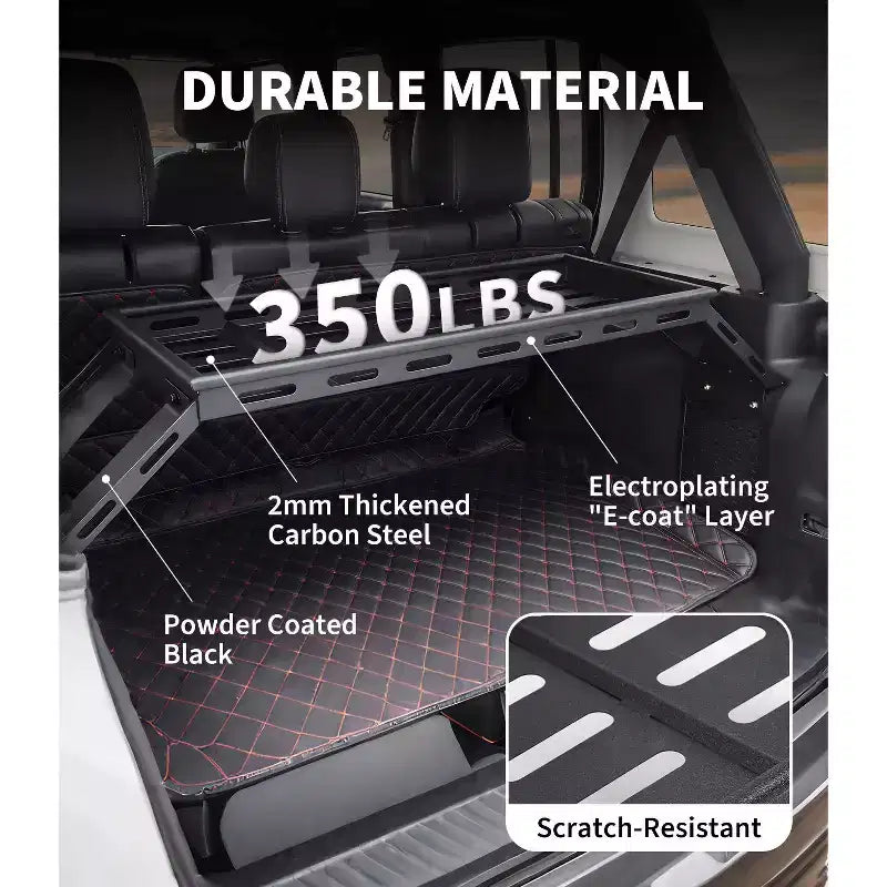 Porte-bagages arrière renforcé pour la version quatre portes.