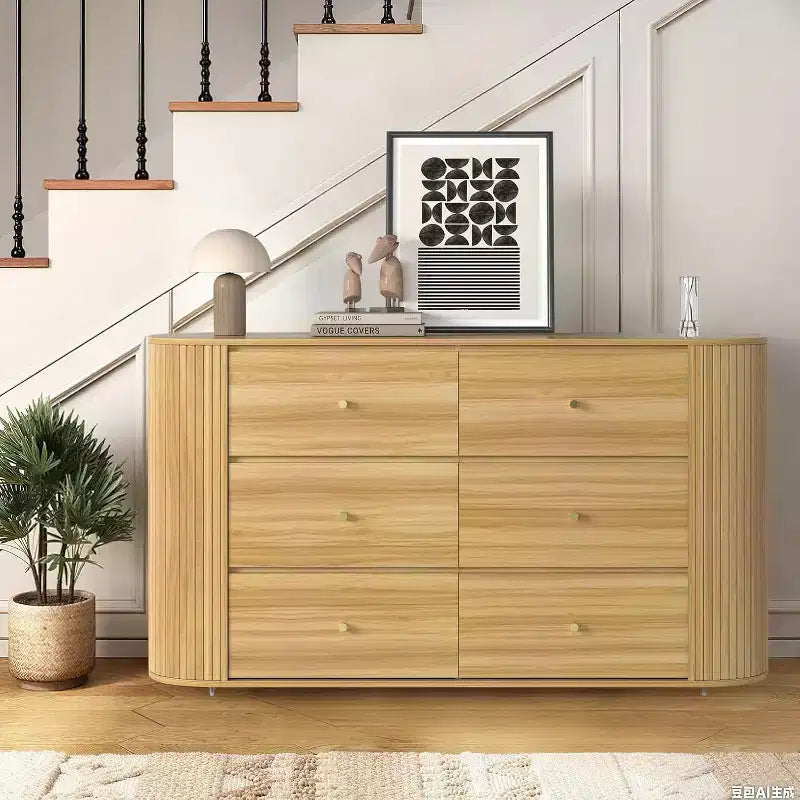 Meuble de rangement de style ferme vintage avec prise de courant, armoire de rangement grande capacité