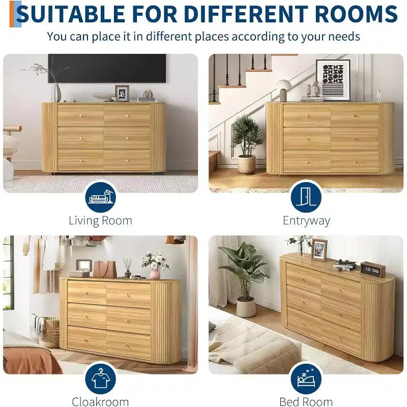 Meuble de rangement de style ferme vintage avec prise de courant, armoire de rangement grande capacité