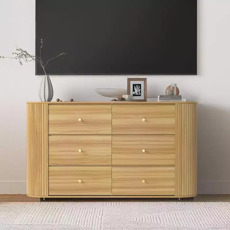 Meuble de rangement de style ferme vintage avec prise de courant, armoire de rangement grande capacité