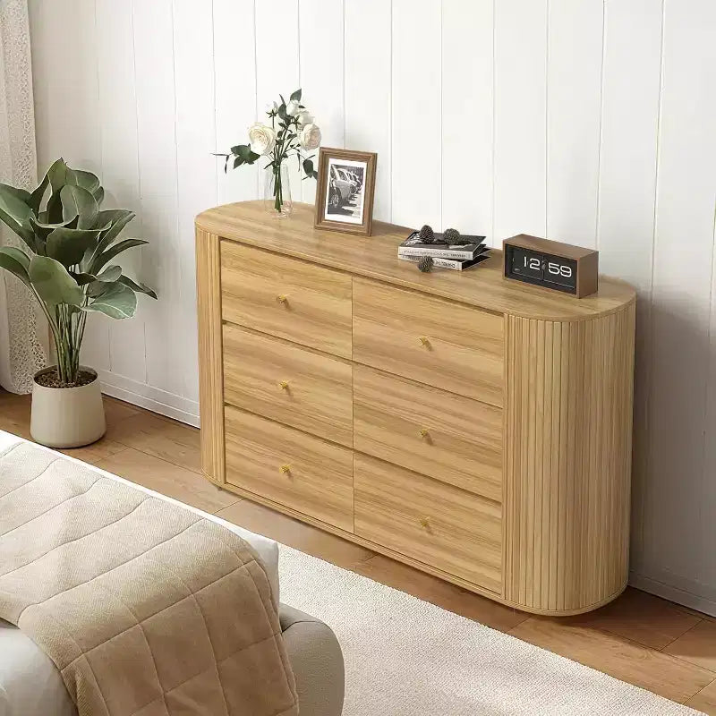 Meuble de rangement de style ferme vintage avec prise de courant, armoire de rangement grande capacité