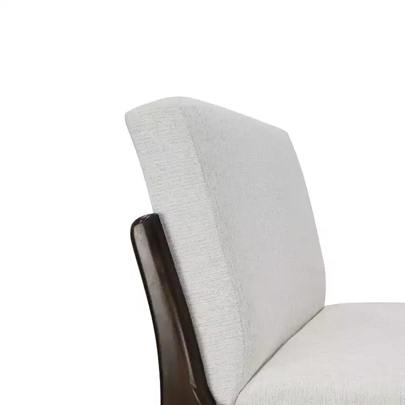Tabouret de bar moderne en bois d'hévéa rembourré, style médiéval