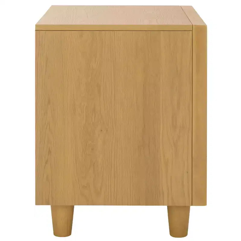Table de chevet à deux tiroirs