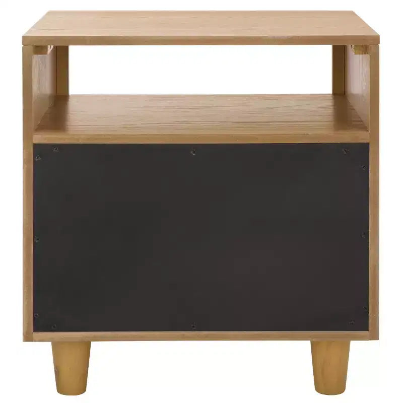 Table de chevet à deux tiroirs
