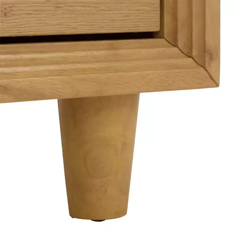 Table de chevet à deux tiroirs