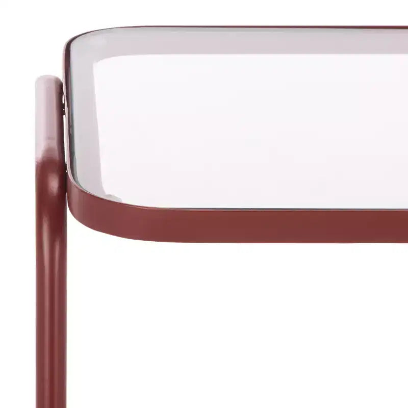 Table d'appoint à double plateau