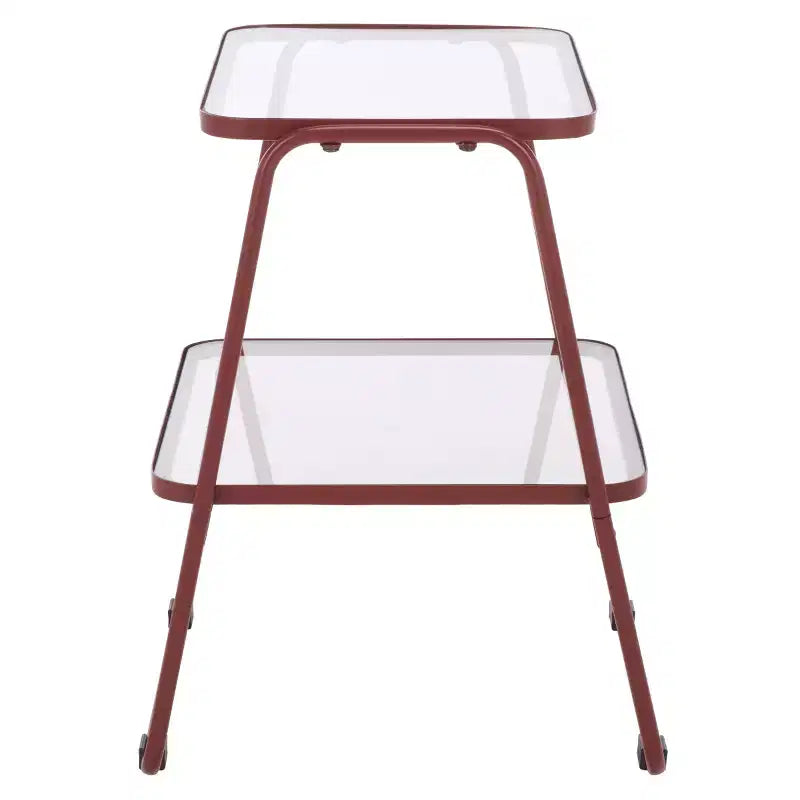 Table d'appoint à double plateau