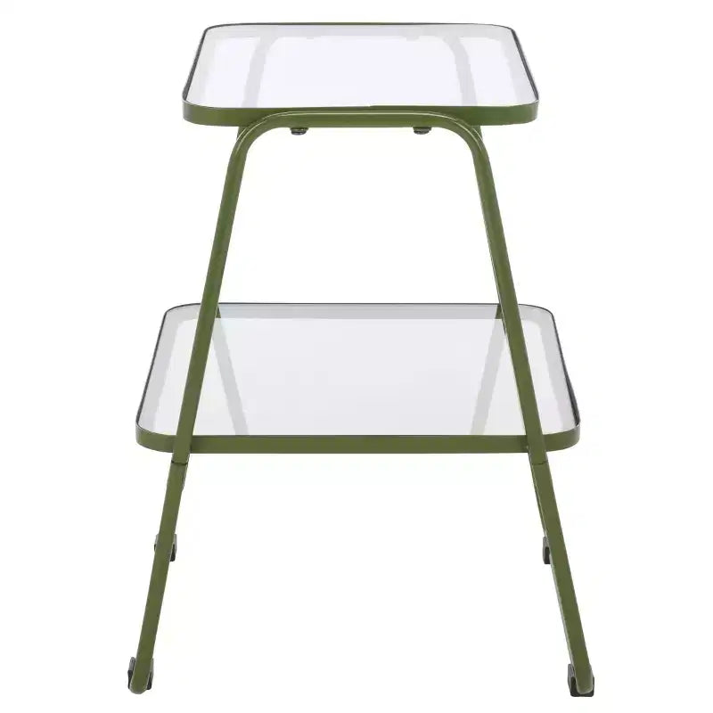 Table d'appoint à double plateau
