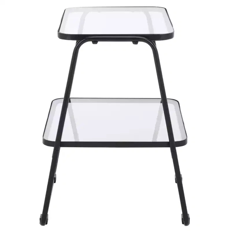 Table d'appoint à double plateau