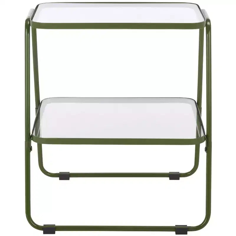 Table d'appoint à double plateau