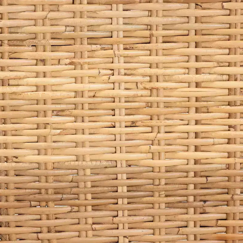 Chaises de salle à manger en bois et rotin naturel Bali