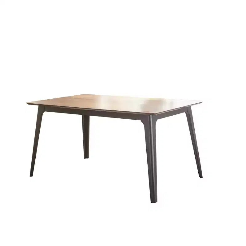 Ensemble table de salle à manger rectangulaire et chaises modernes de style médiéval