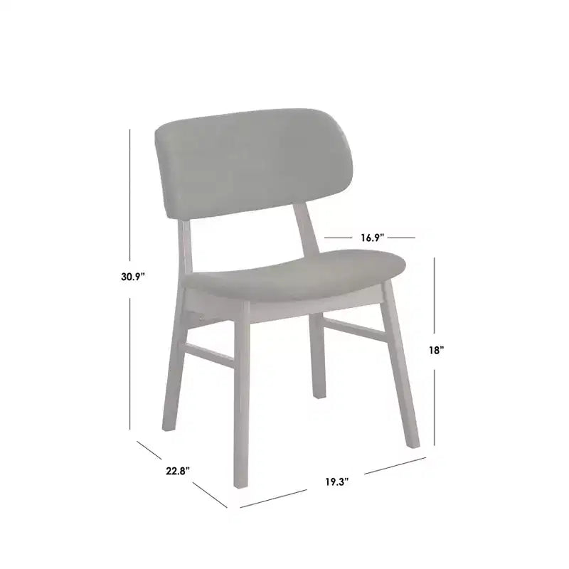 Ensemble table de salle à manger rectangulaire et chaises modernes de style médiéval