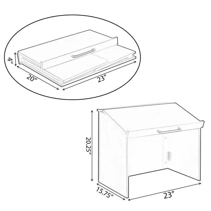 Pupitre de bureau pliable et portable, adapté aux églises et aux écoles.