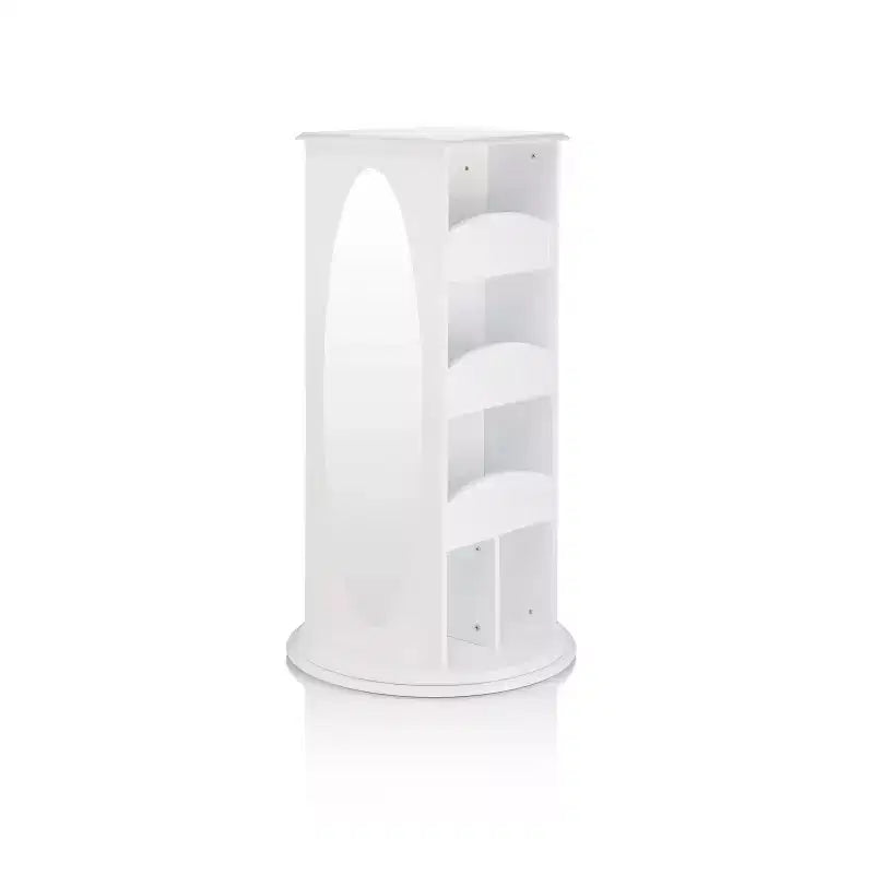 Centre de Rangement et Habillage Rotatif pour Enfants : Portants à vêtements avec miroirs et étagères, organisateurs de garde-robe pour salles de jeux et chambres.