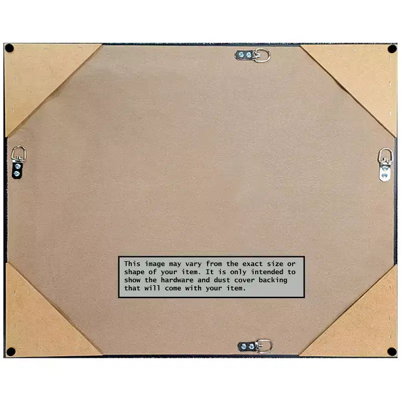 Miroir de salle de bain en bois brun expresso sans biseaux